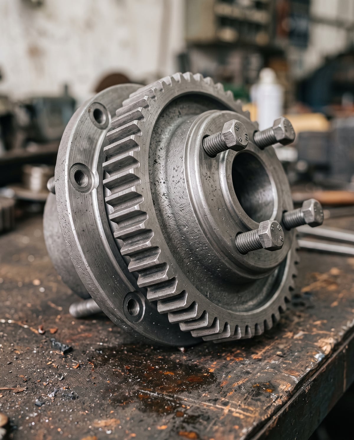 Gear hub, after